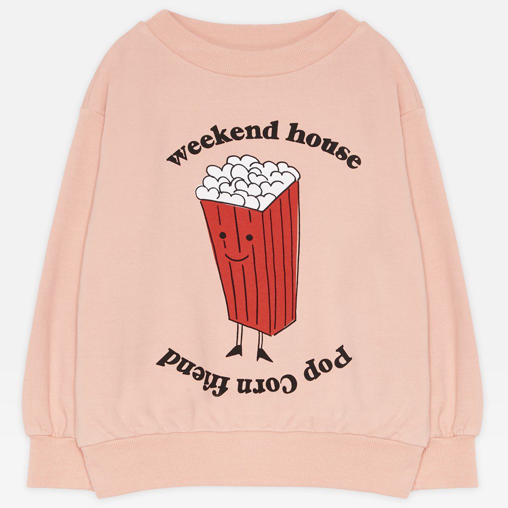 Popcorn Sweatshirt | Rose
