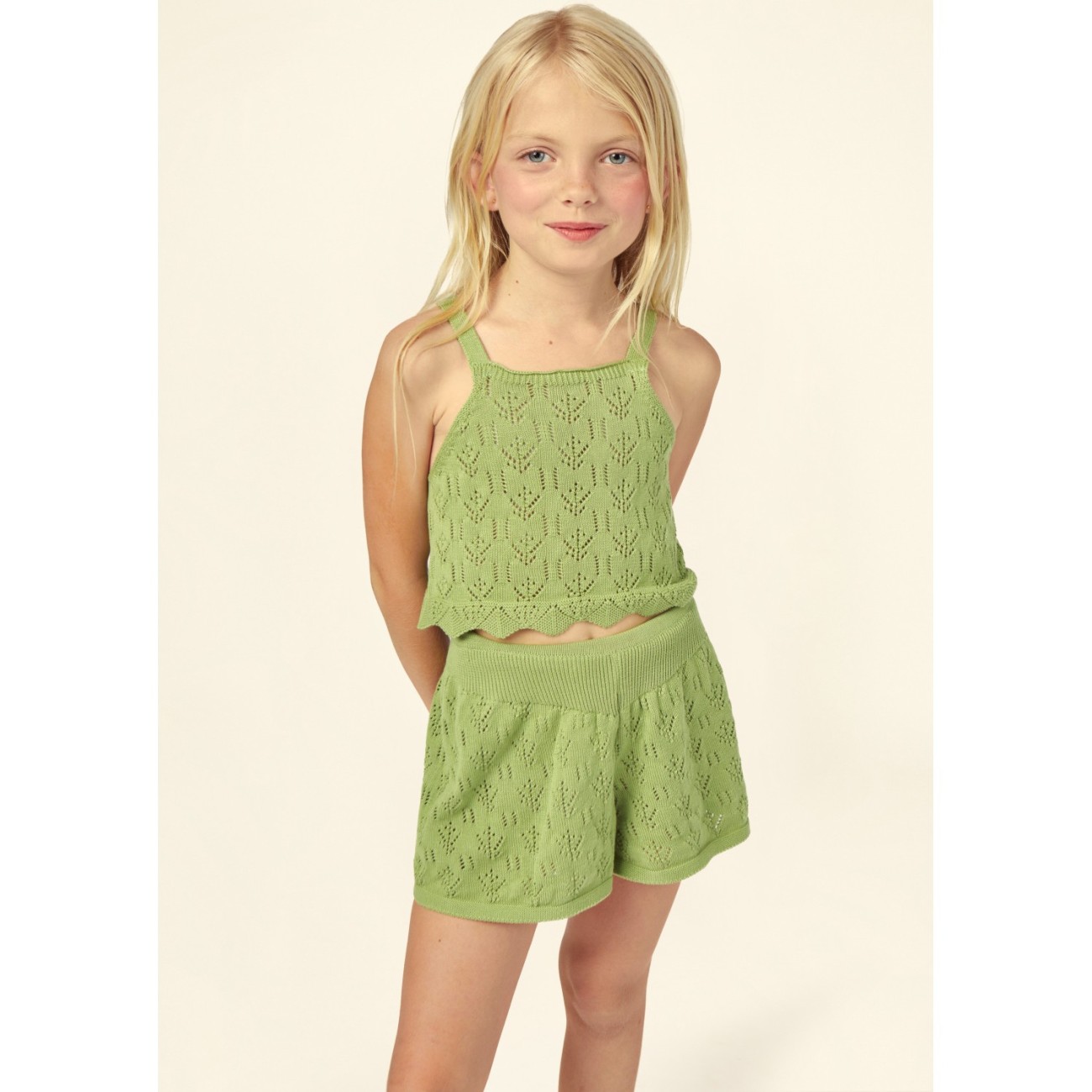 Ines Openwork Top & Shorts