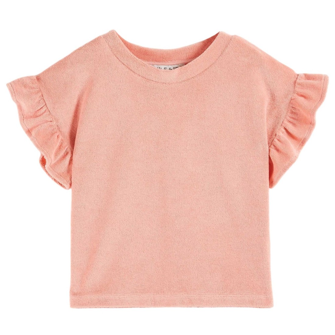 Blossom Ruffled Terry Tshirt