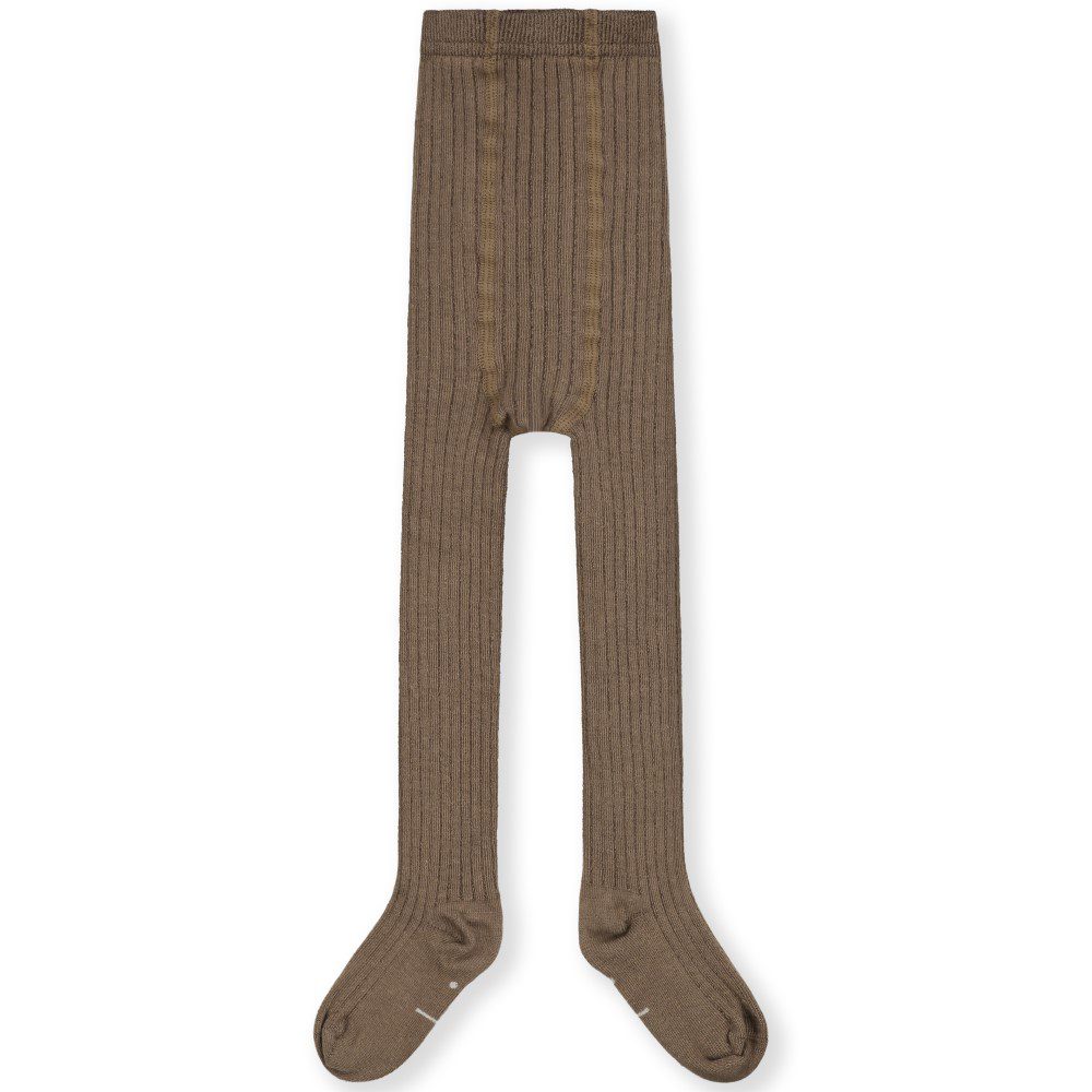 Ribbed Tights | Brownie