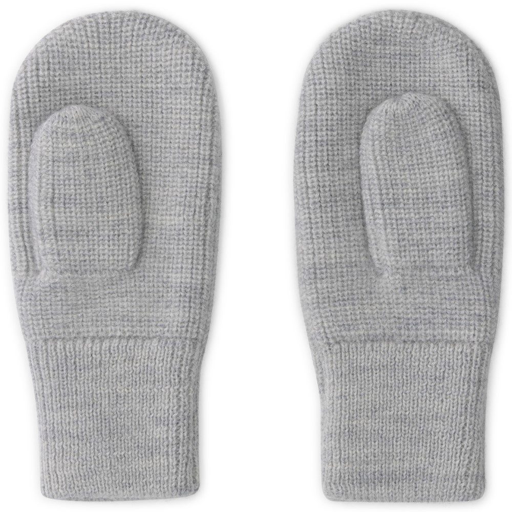 Knitted Mittens | Grey Melange