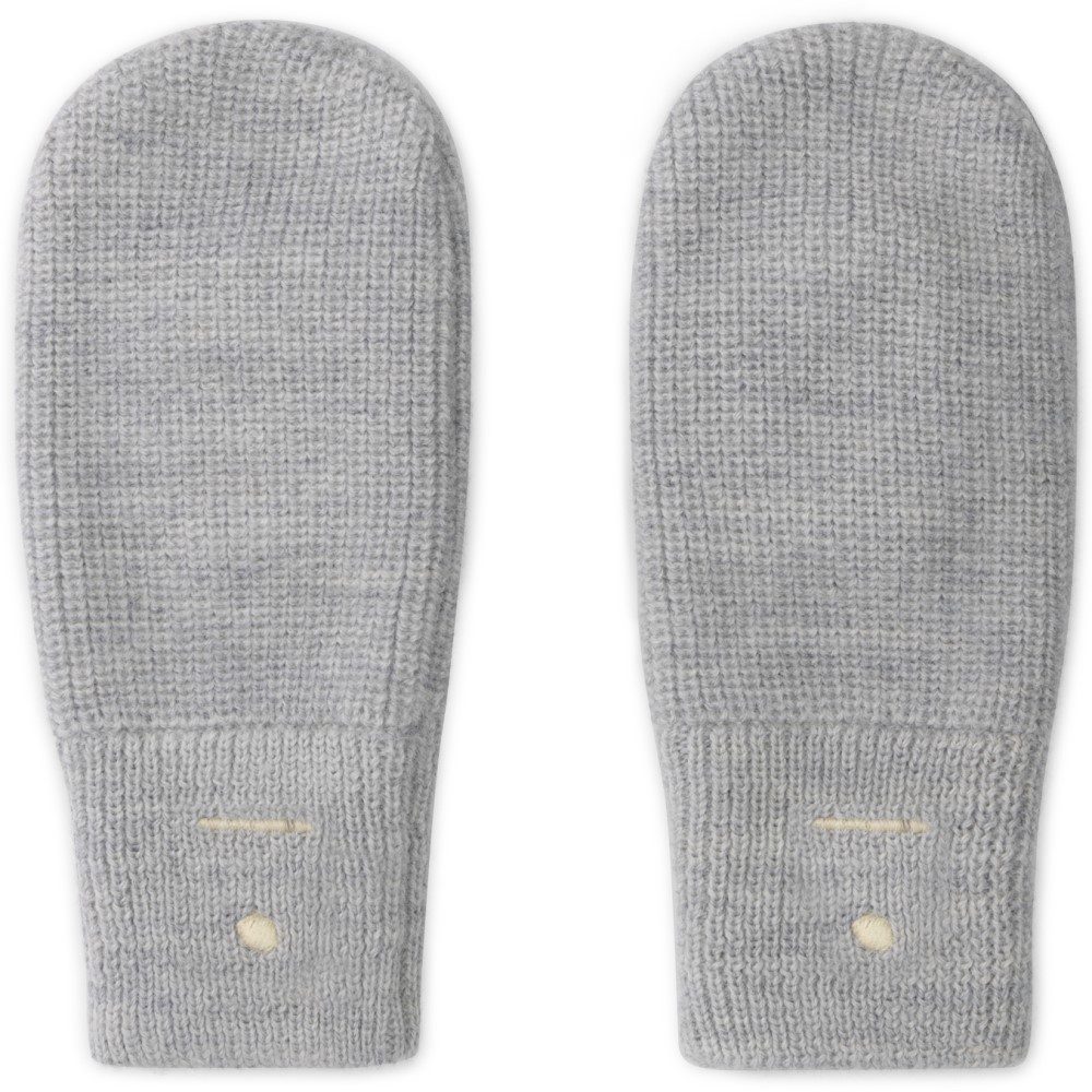 Knitted Mittens | Grey Melange
