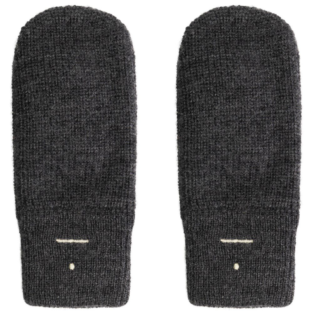 Knitted Mittens | Nearly Black Melange