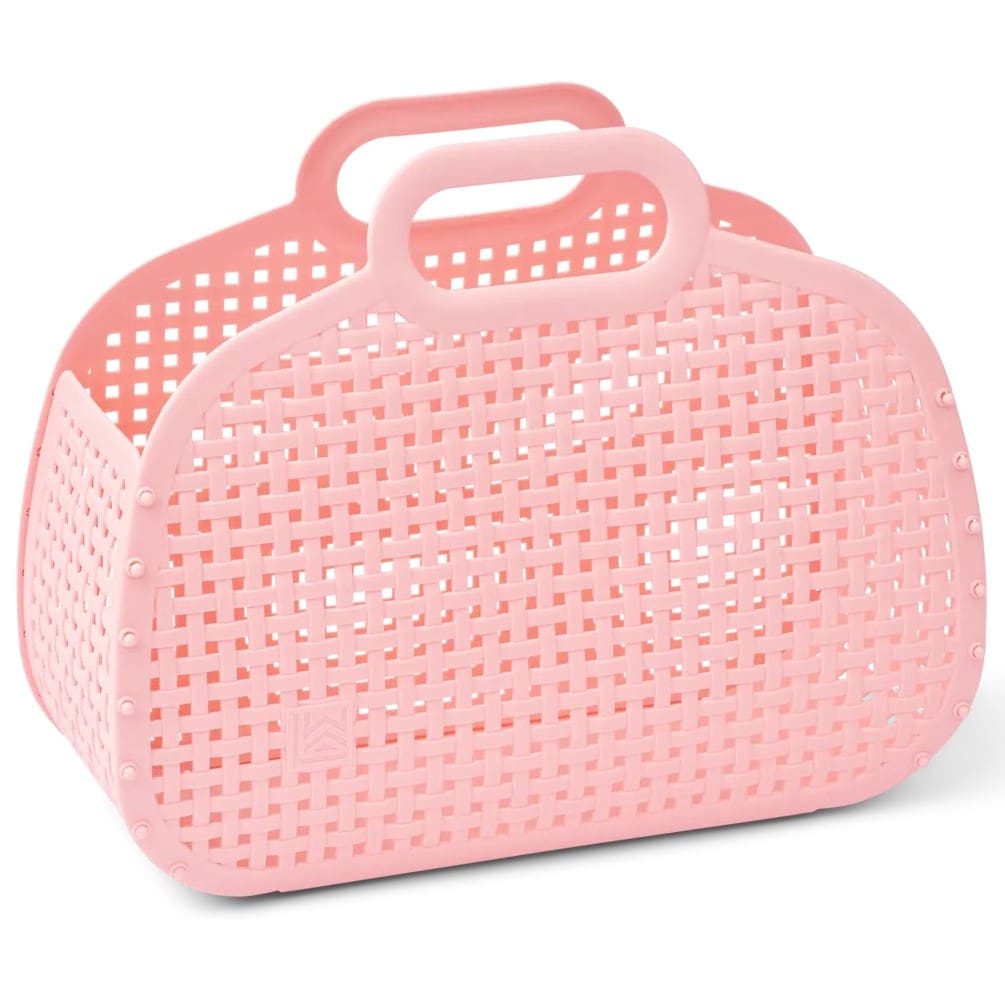 Adeline Top Handle Basket | Pink Icing
