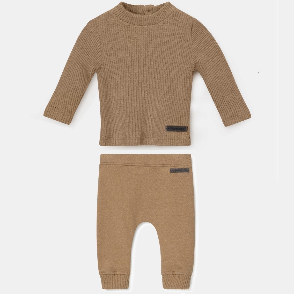 Ames Rib Sweater & Runy Knit Pants | Camel