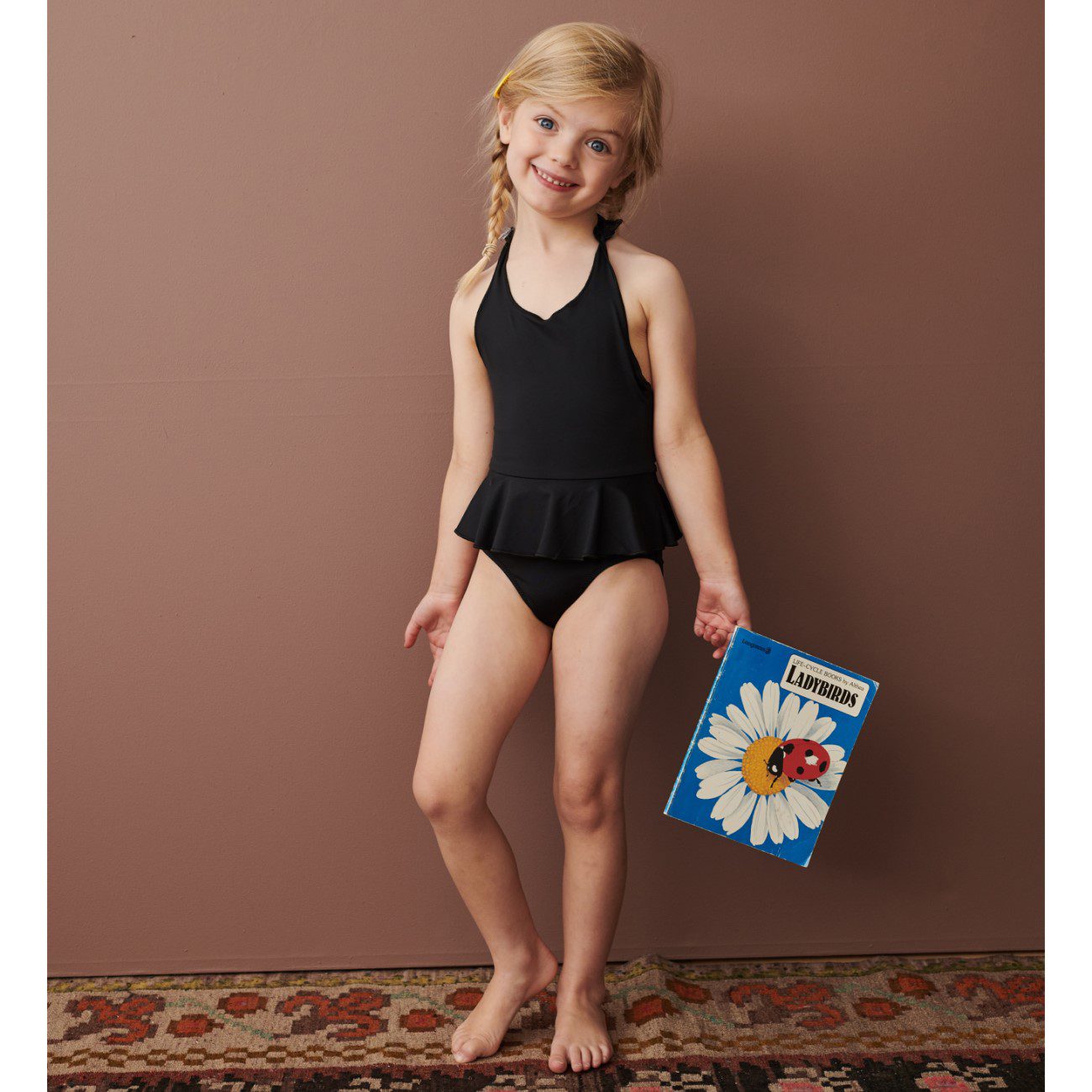 Asparagus Swimsuit | Black