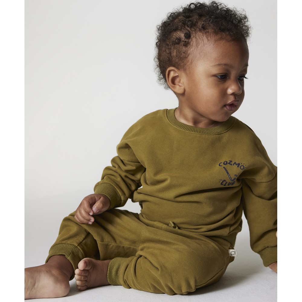 Axel Soft Fleece Sweatshirt & Pants | Green