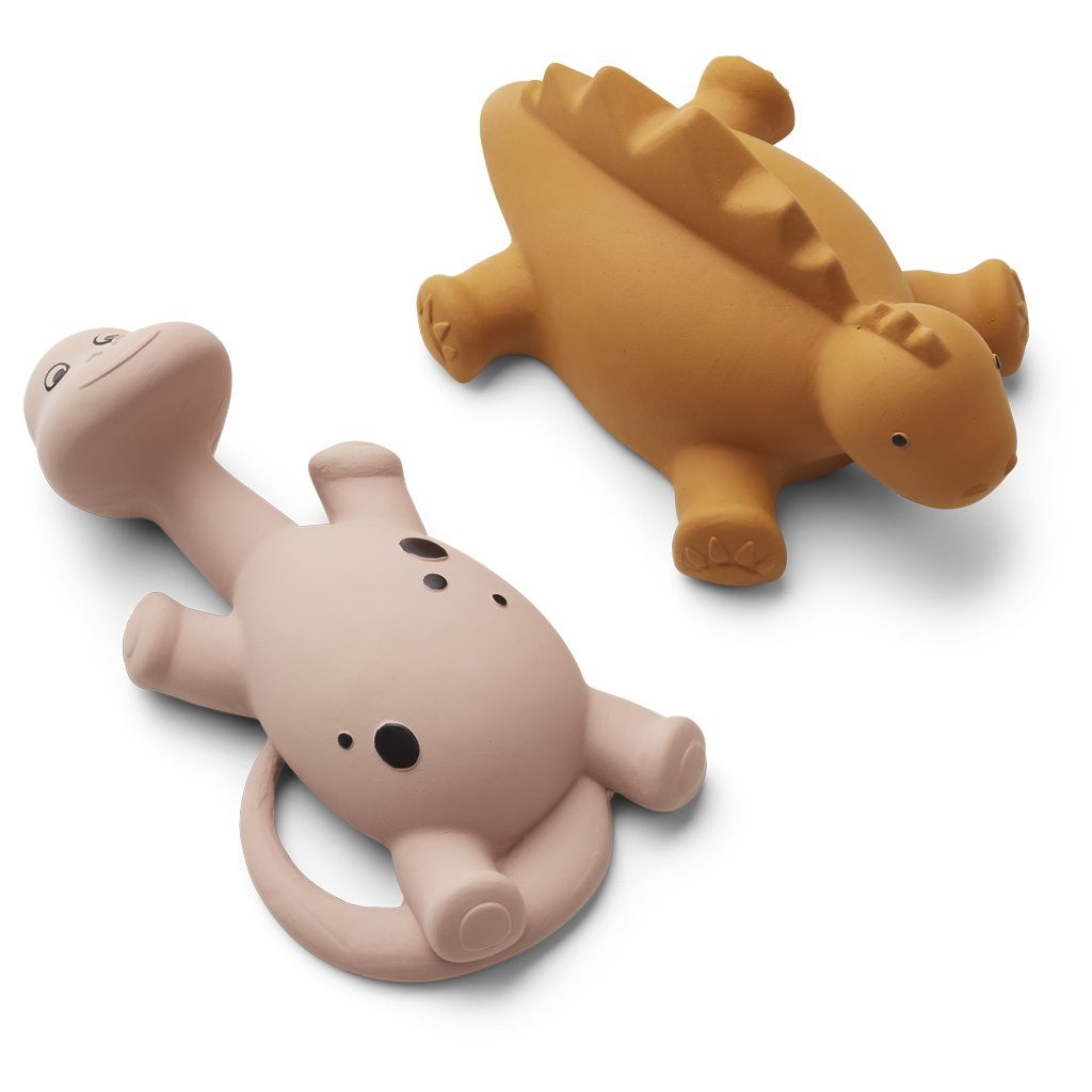 Algi Dino Bath Toys 2 Pack | Rose Mix