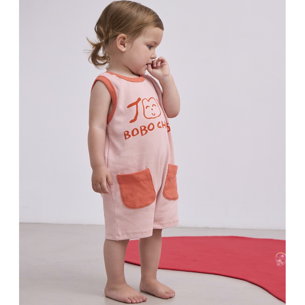 Smiling Pink Playsuit