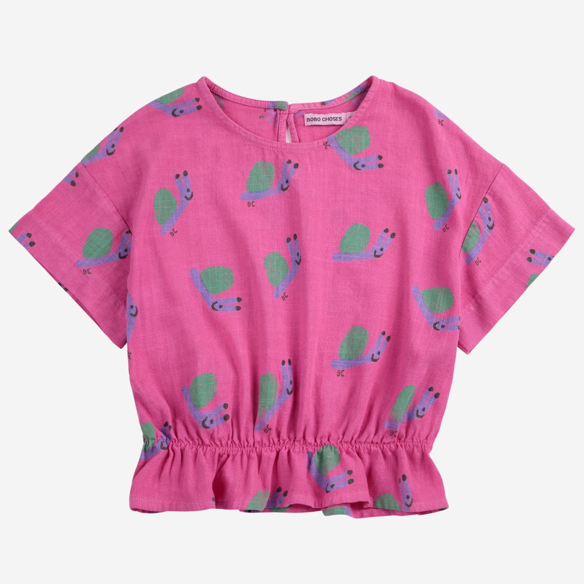 Funny Snail All Over Woven Blouse