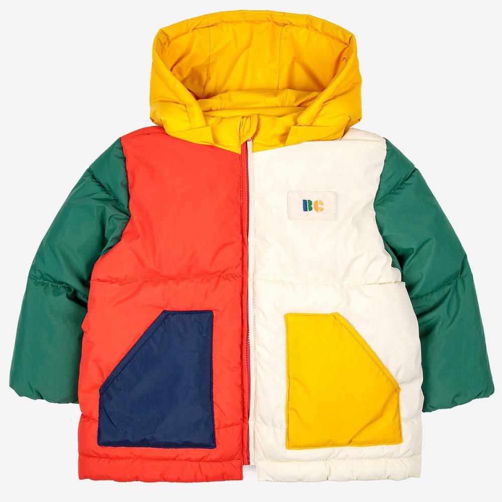 Baby Color Block Hooded Anorak