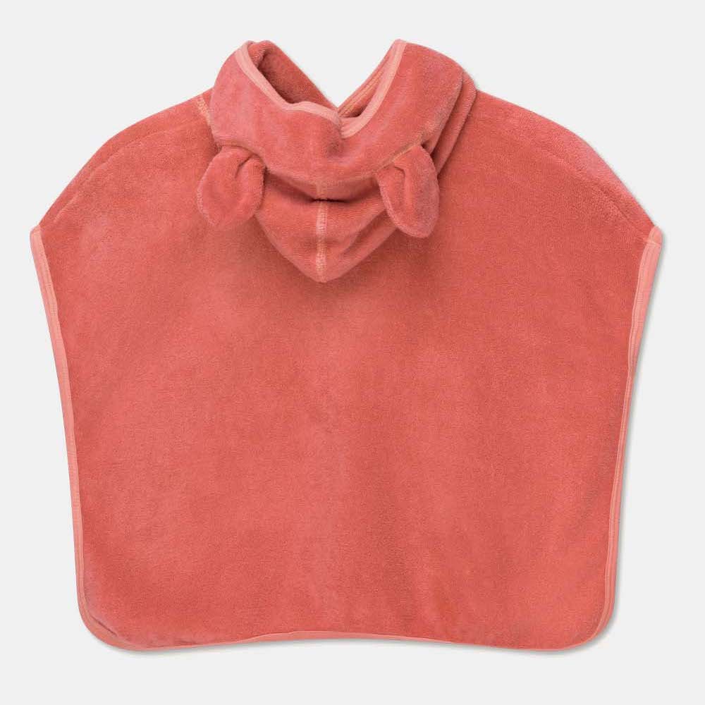 Hooded Poncho Towel | Coral
