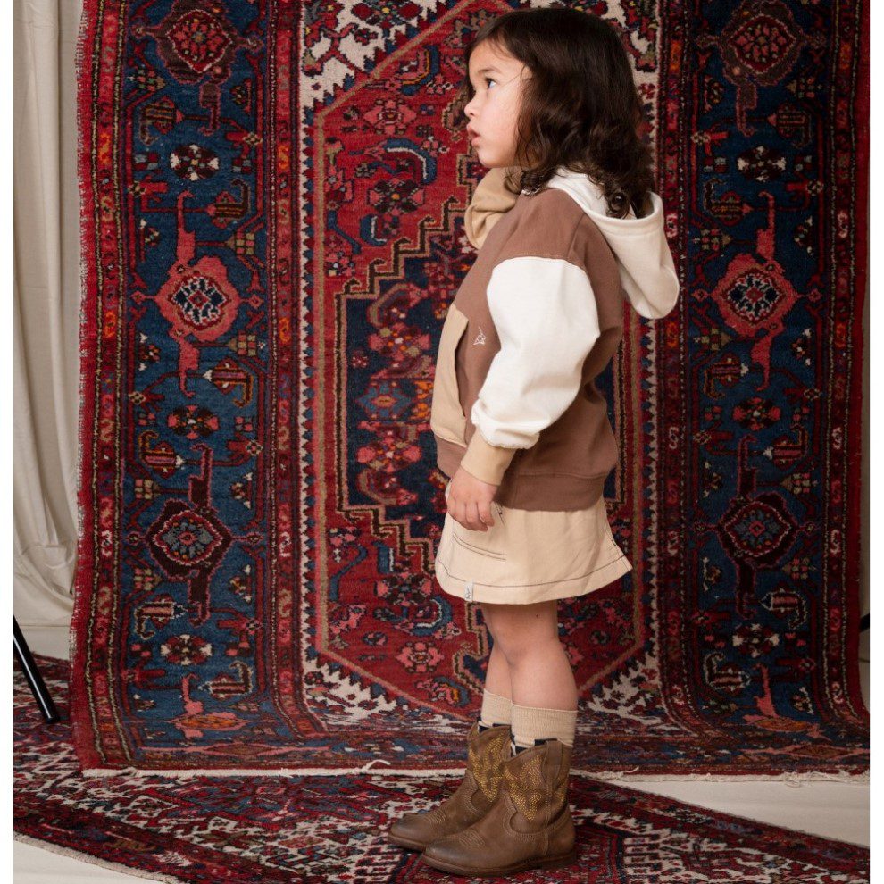 Cassie Skirt Twill |  Café Au Lait