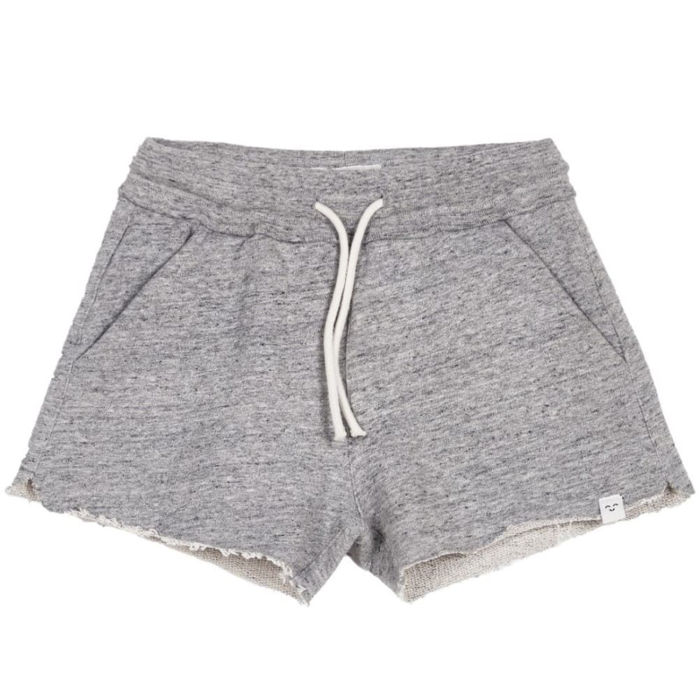 Sleeveless Sweatshirt & Shorts | Heather Grey Flower