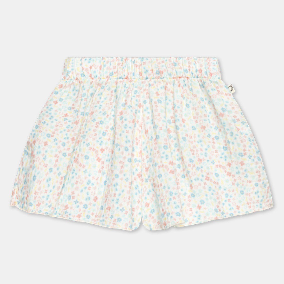 Joan Knotted Blouse & Blanche Skirt Shorts | Gauze Floral