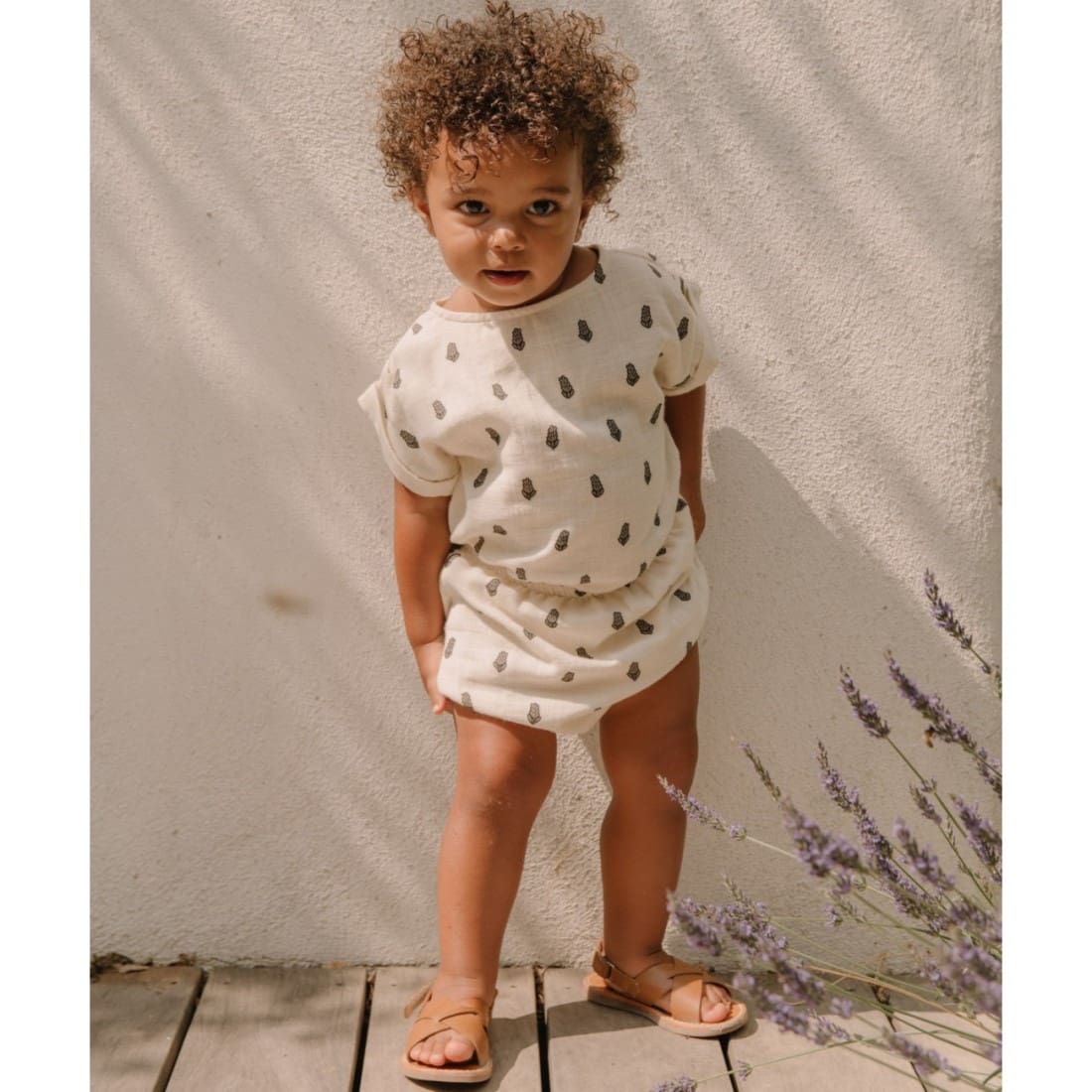 Blouse Praline & Bloomer Ami | Ecru Lavender