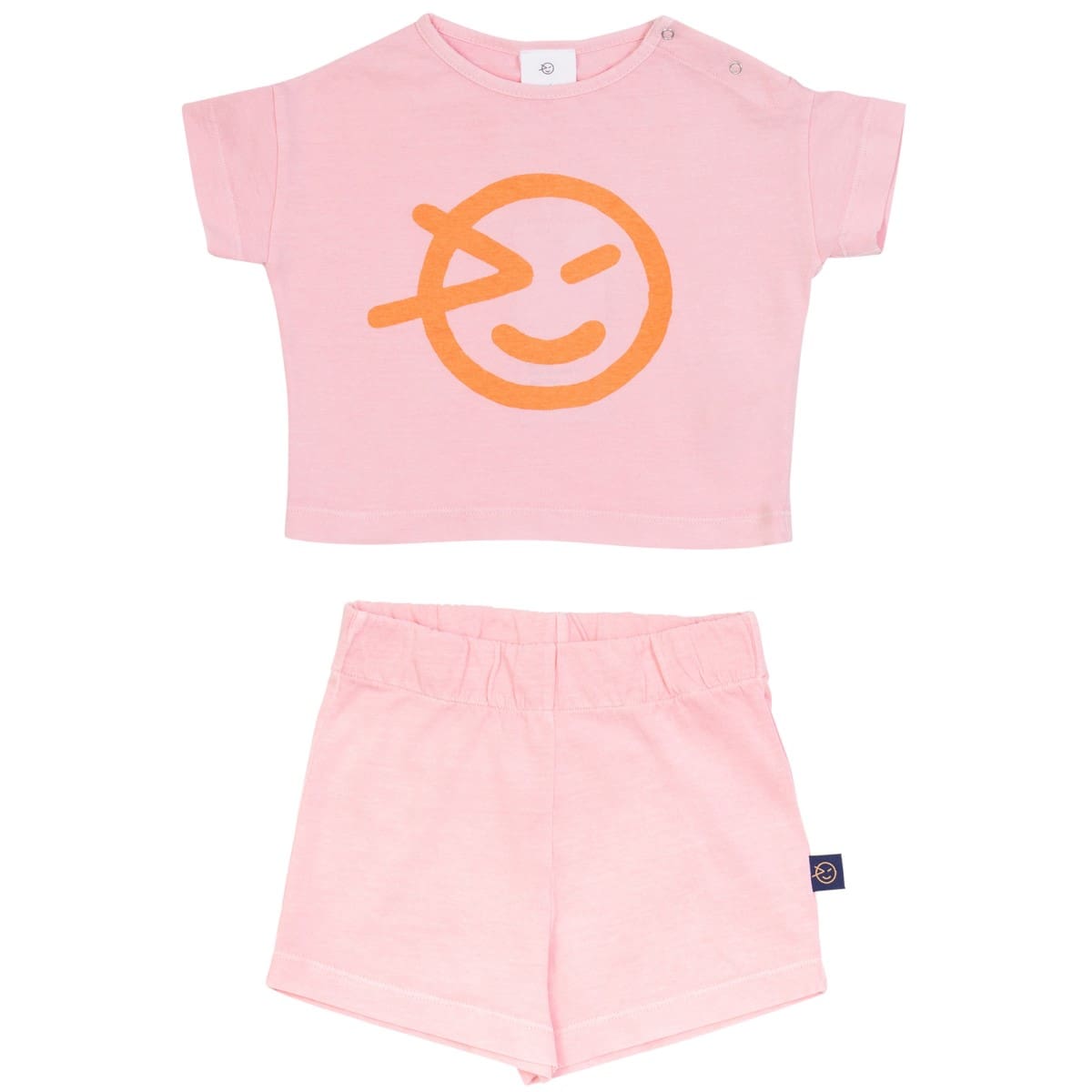 Baby Wynken Tee & Short | Dusty Pink