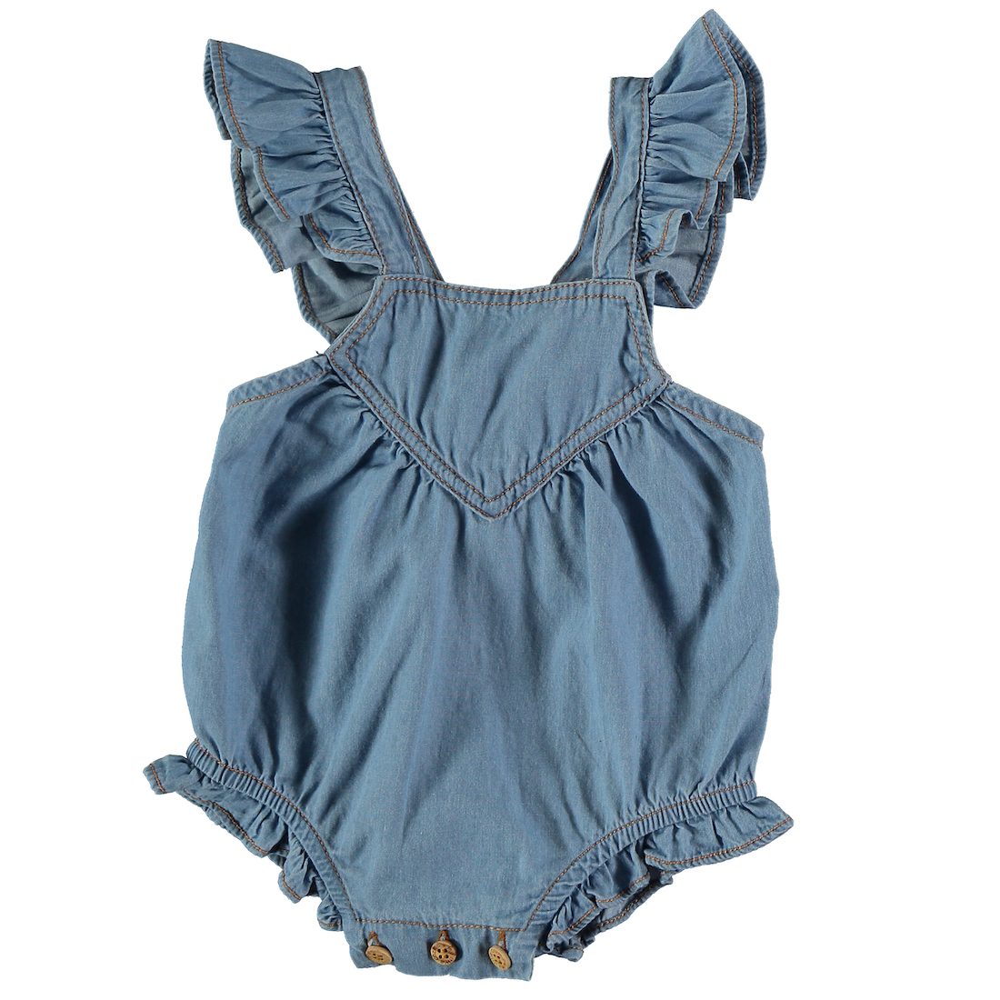 Baby Chambray Romper