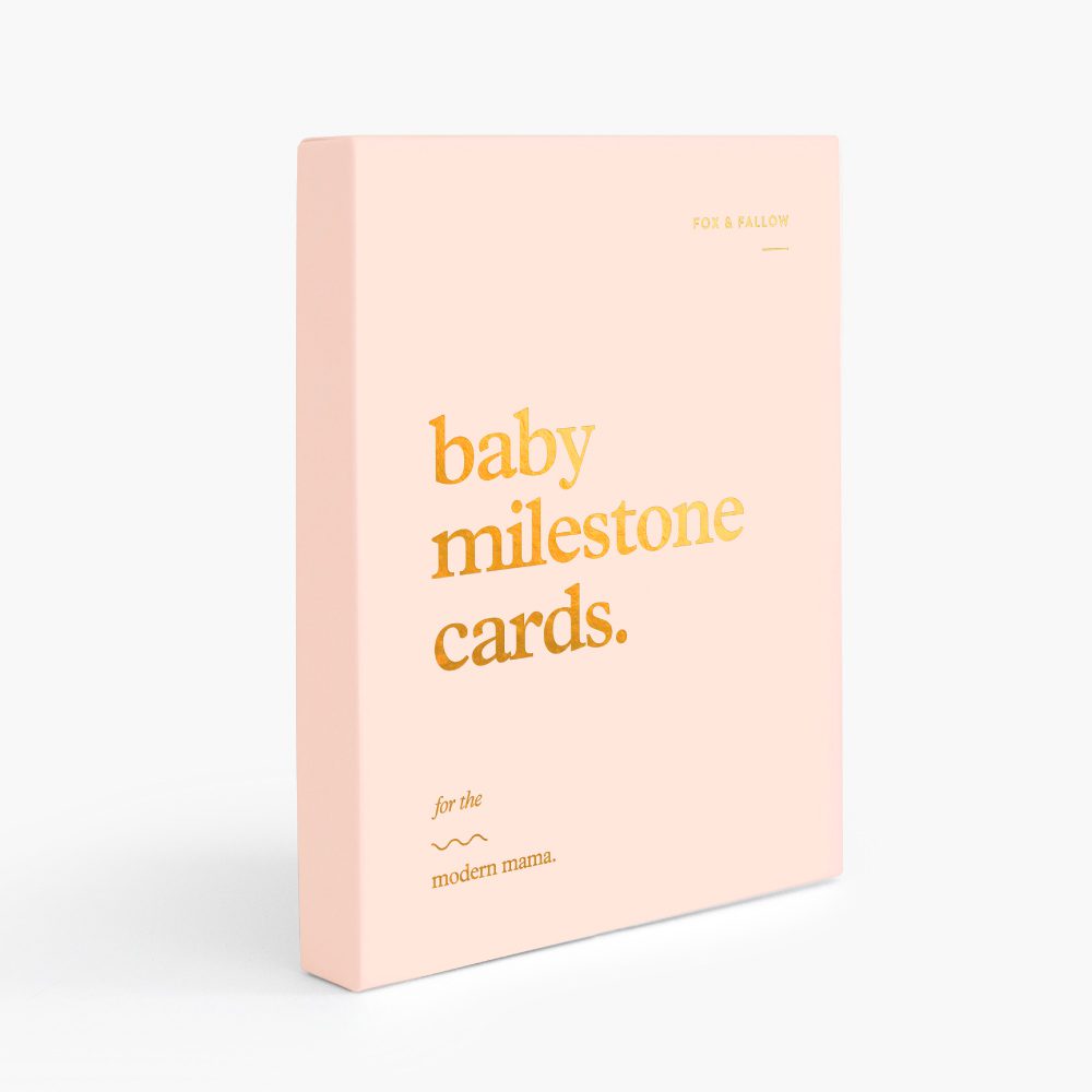 Baby Milestone Cards | Cream