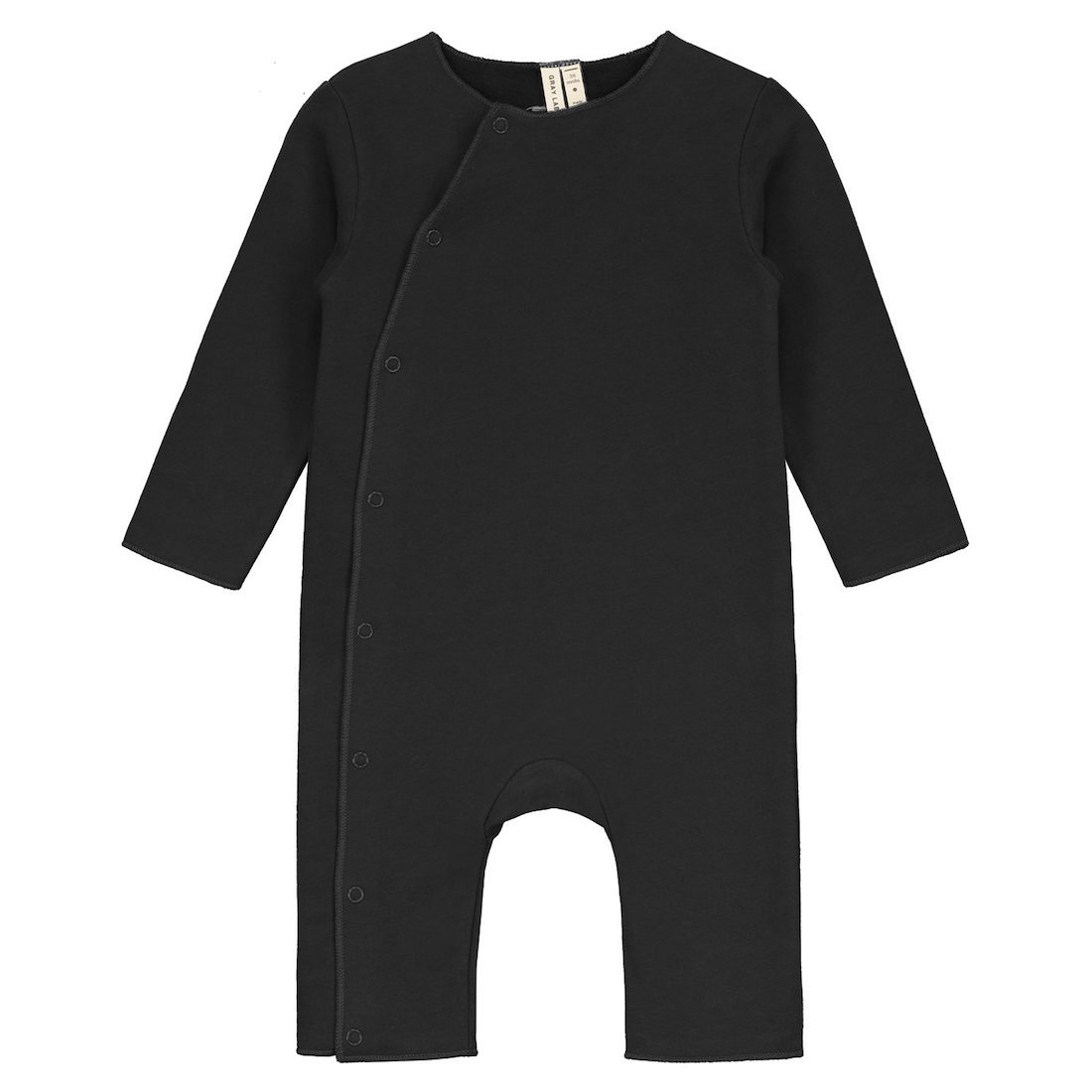Baby Suit W/ Snaps | Nearly Black