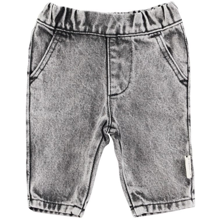 Baby Trousers | Washed Black Denim