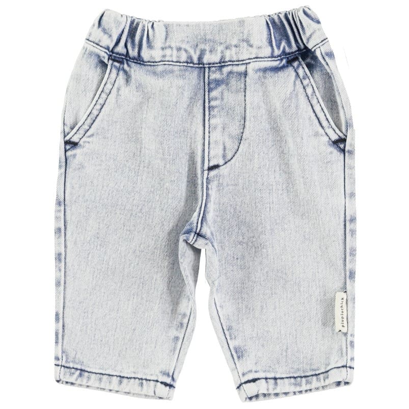Baby Trousers | Washed Blue Denim