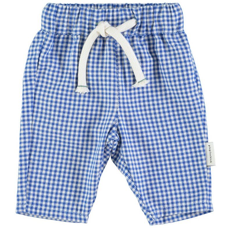 Trousers | Blue Little Checkered