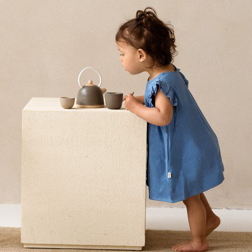 Baby Tunic Dress | Powder Blue