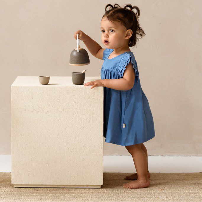 Baby Tunic Dress | Powder Blue