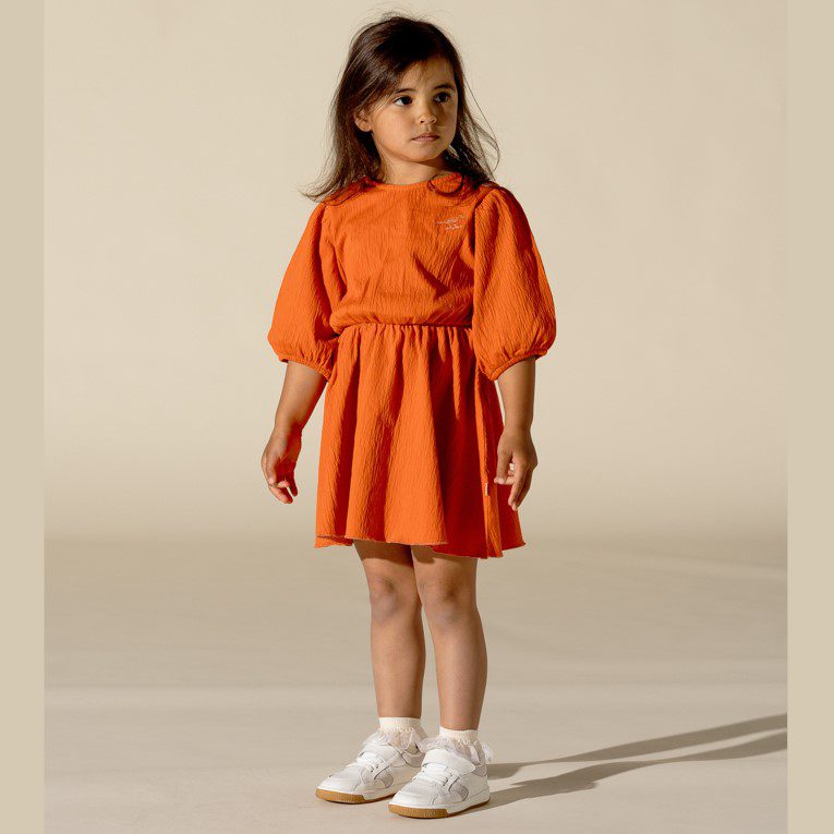 Balloon Dress | Red Coral