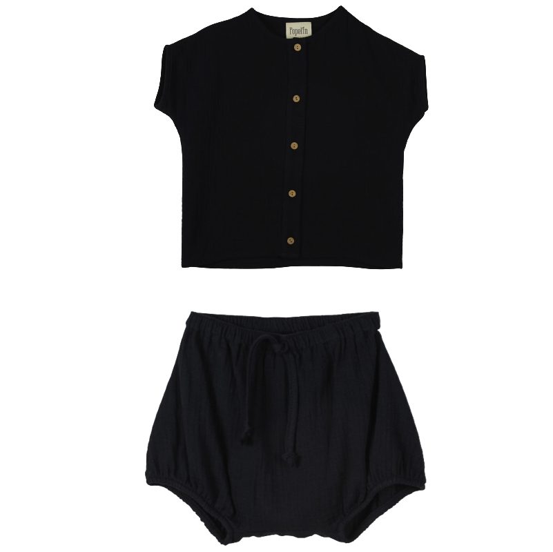 Bambula Shirt & Culotte | Black