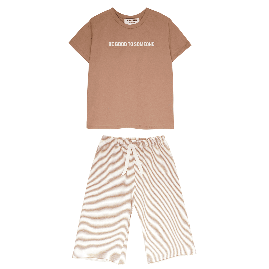 Be Good To Someone Tee & French Terry Culotte Pant