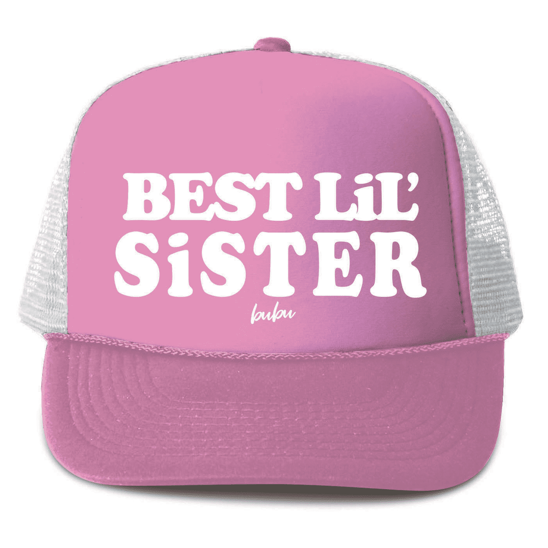 Best Lil Sister Hat | Light Pink