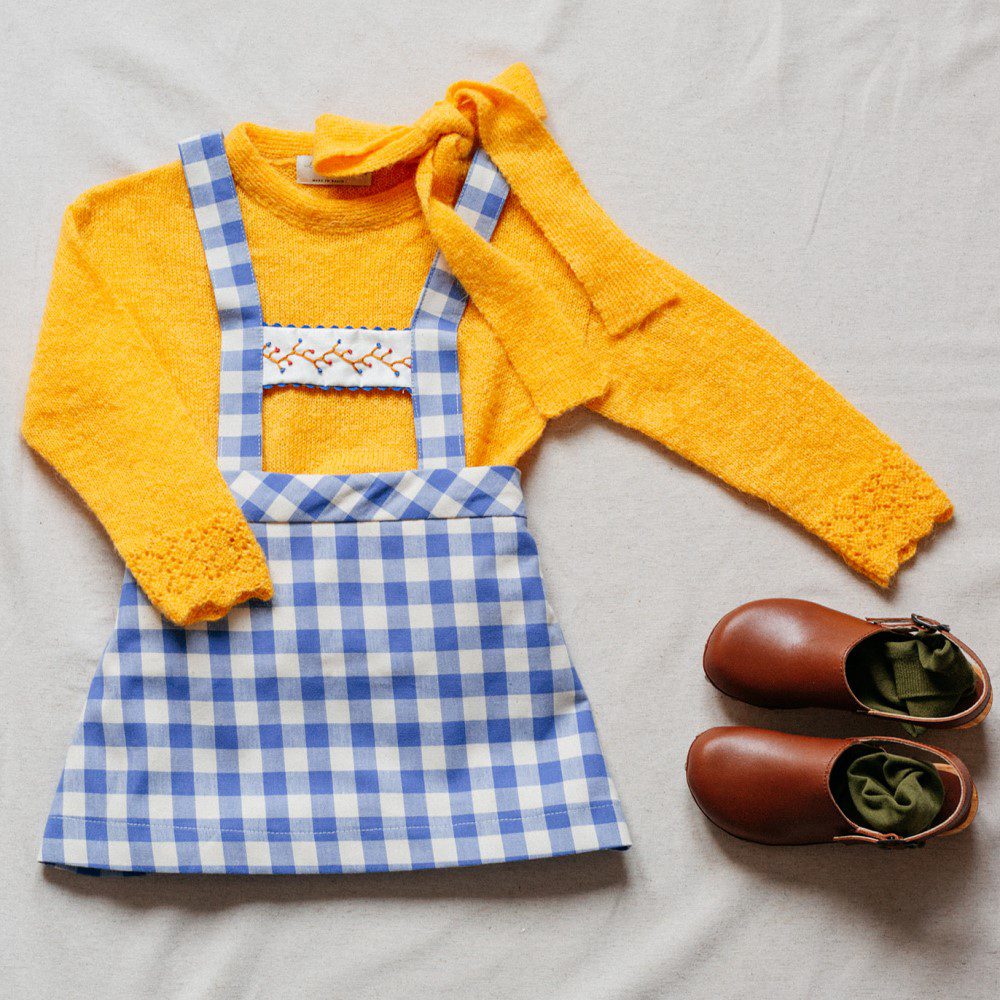 Mustard Bow Sweater