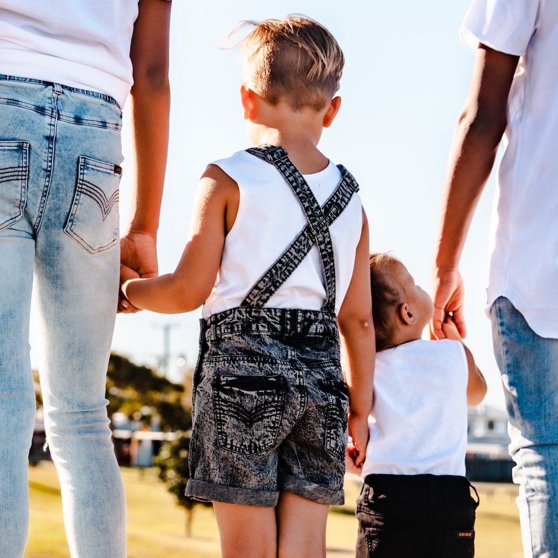 Black Denim Overalls