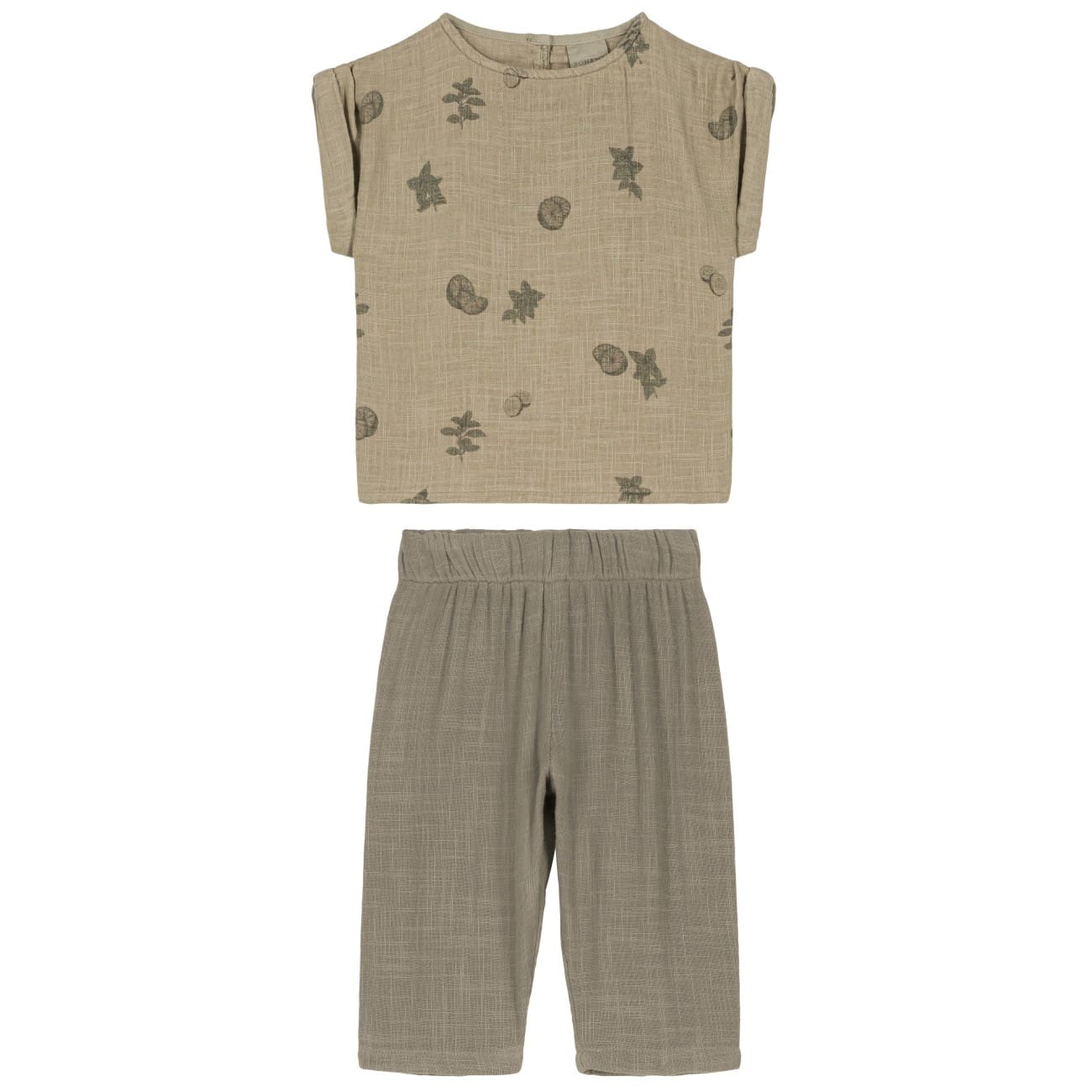 Blouse Praslin & Pants Cousin | Sage Fresh/Sauge