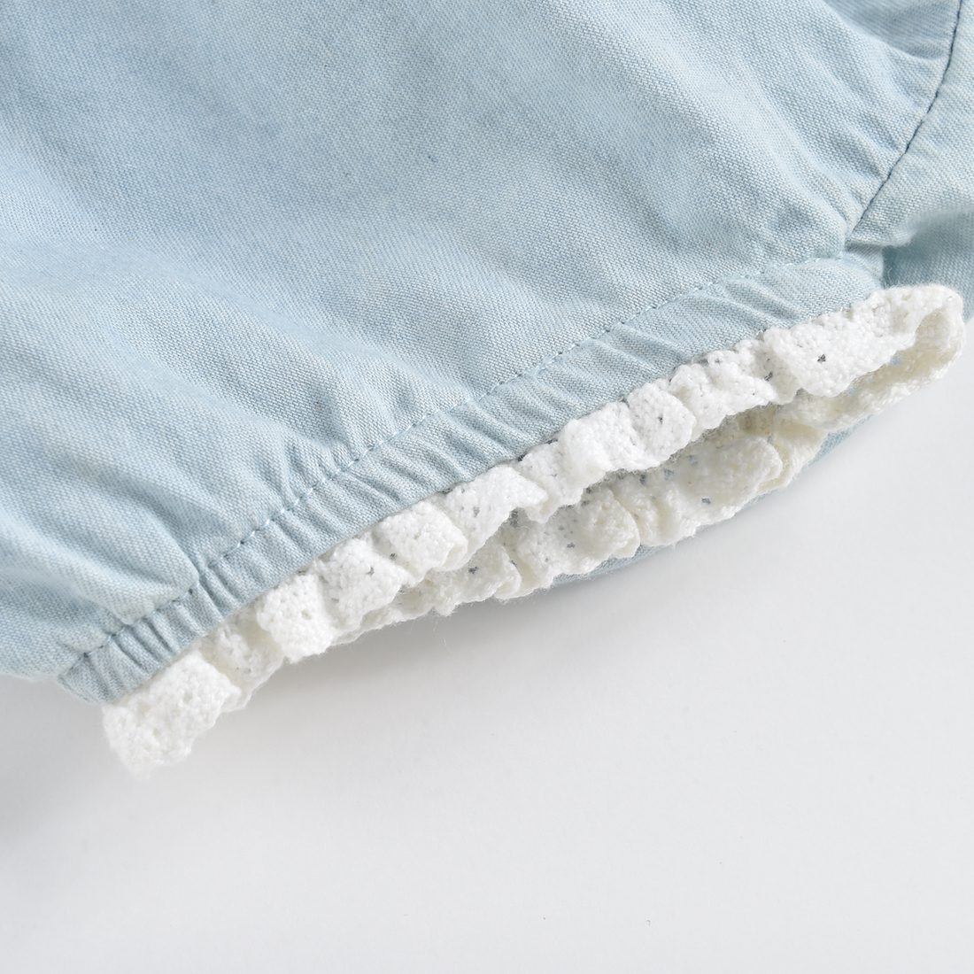 Blouse Sandrine Off-White & Bloomers Carlosa Chambray