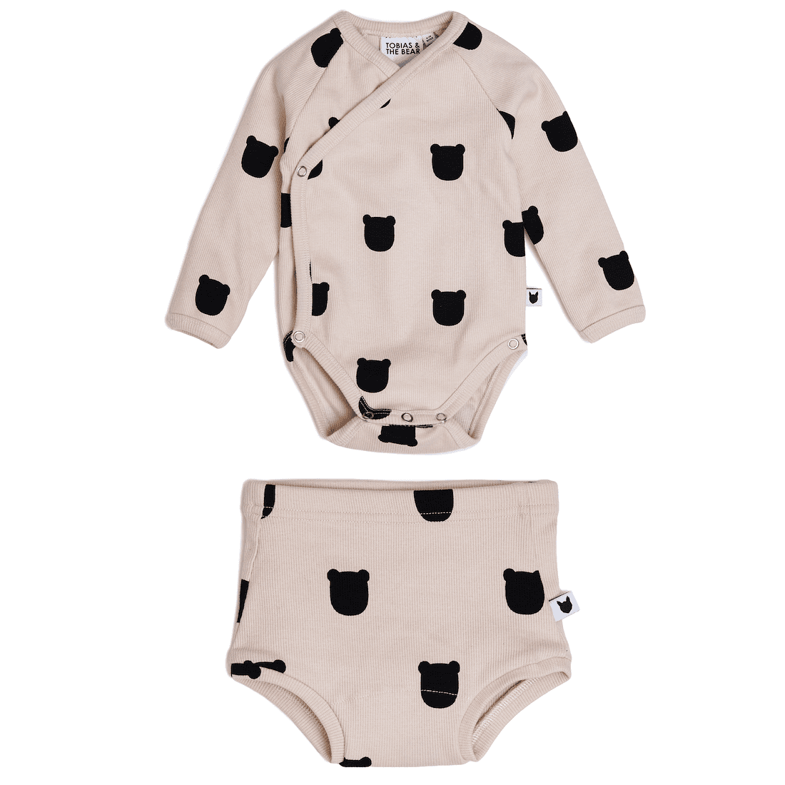 Blush Bear Kimono Bodysuit & Bloomers
