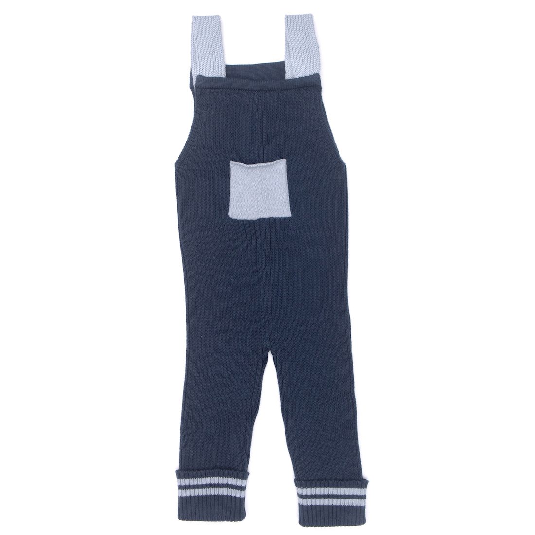 Broke Ribbed Jumpsuit & Striped Ribbed Sweater