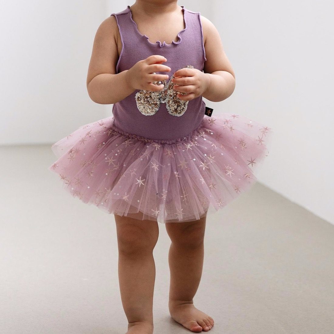 Butterfly Baby Tutu Dress | Orchid