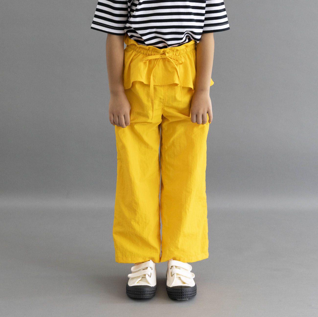 Apron Shirring Pants