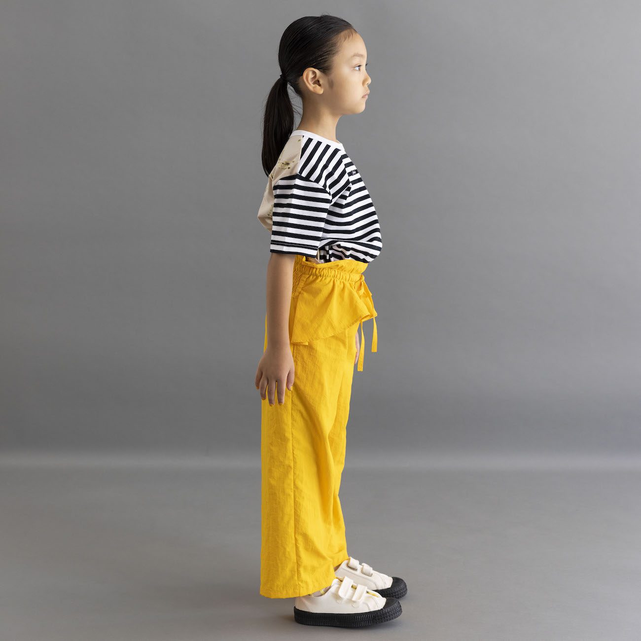 Apron Shirring Pants