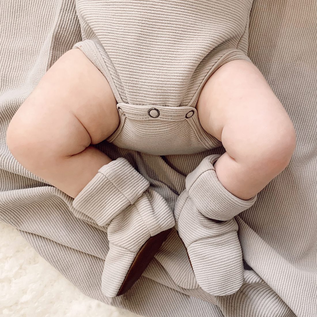 Corduroy Ruffle Wrap Bodysuit | Paprika