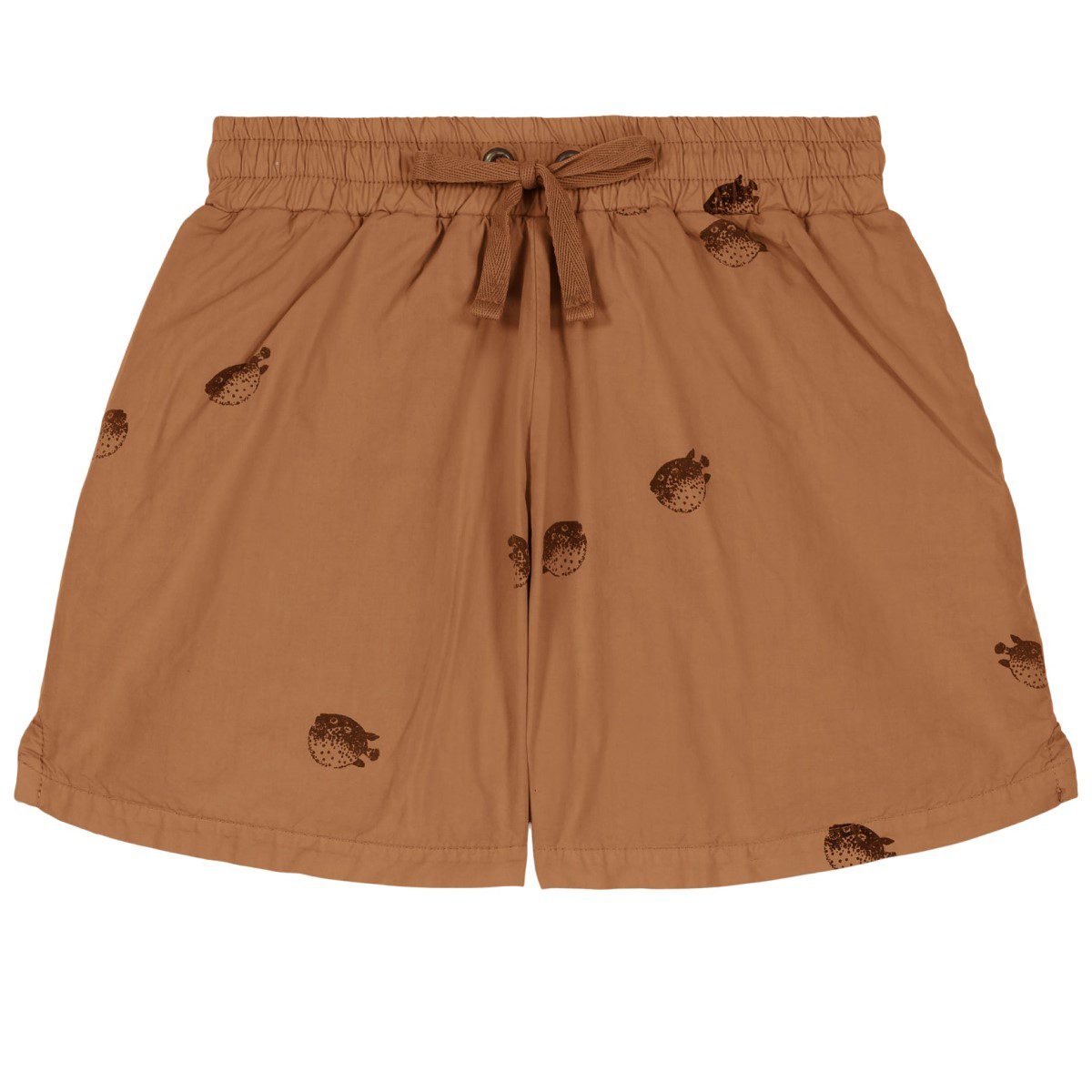 Anti UV T-Shirt & Swimming Shorts | White Puffer Fish