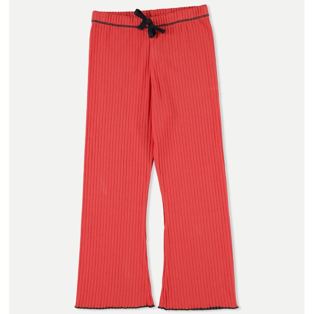 Liv Rib Top & Cleo Rib Bottoms | Pink Ruby