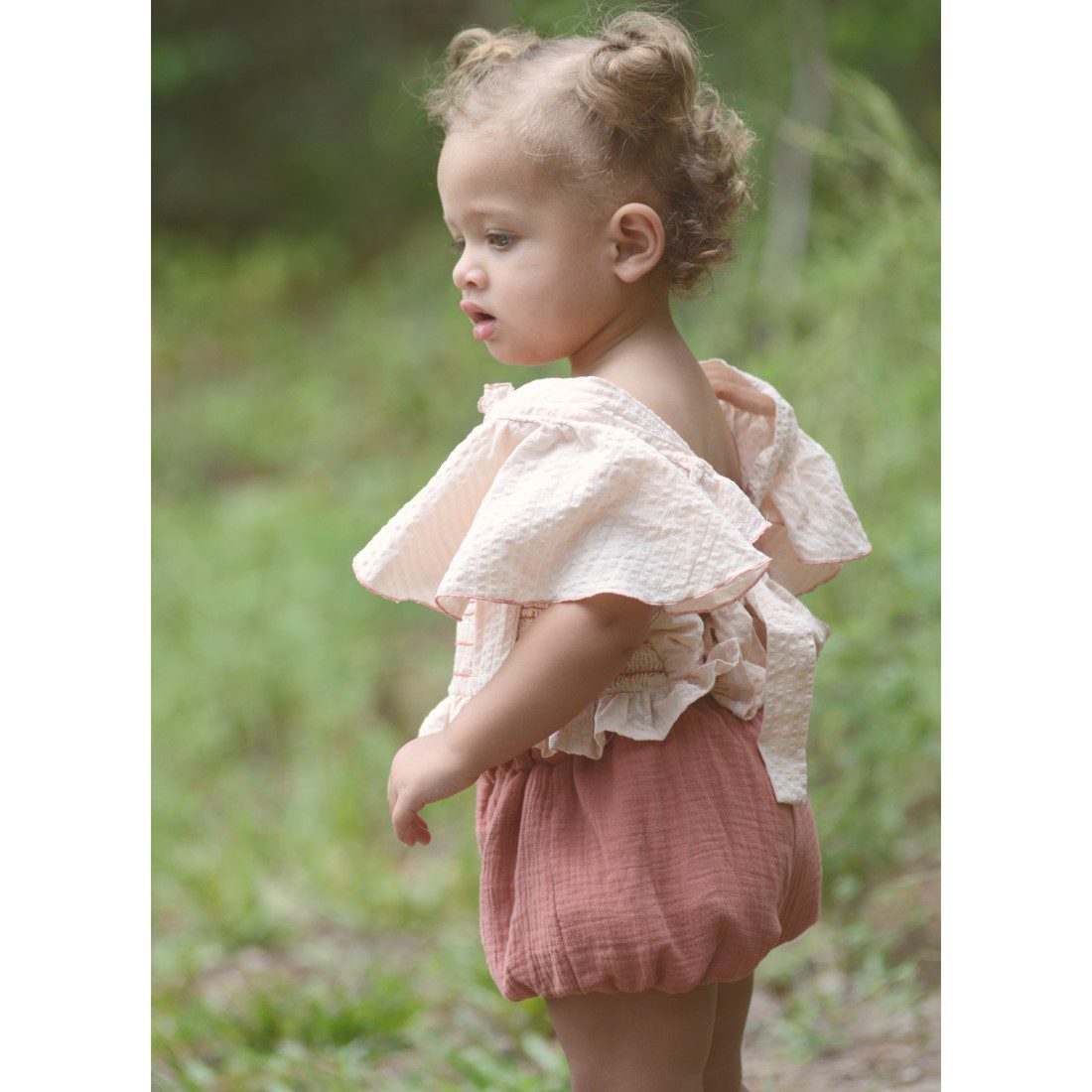 Cloe Hand-Embroidered Smock Blouse