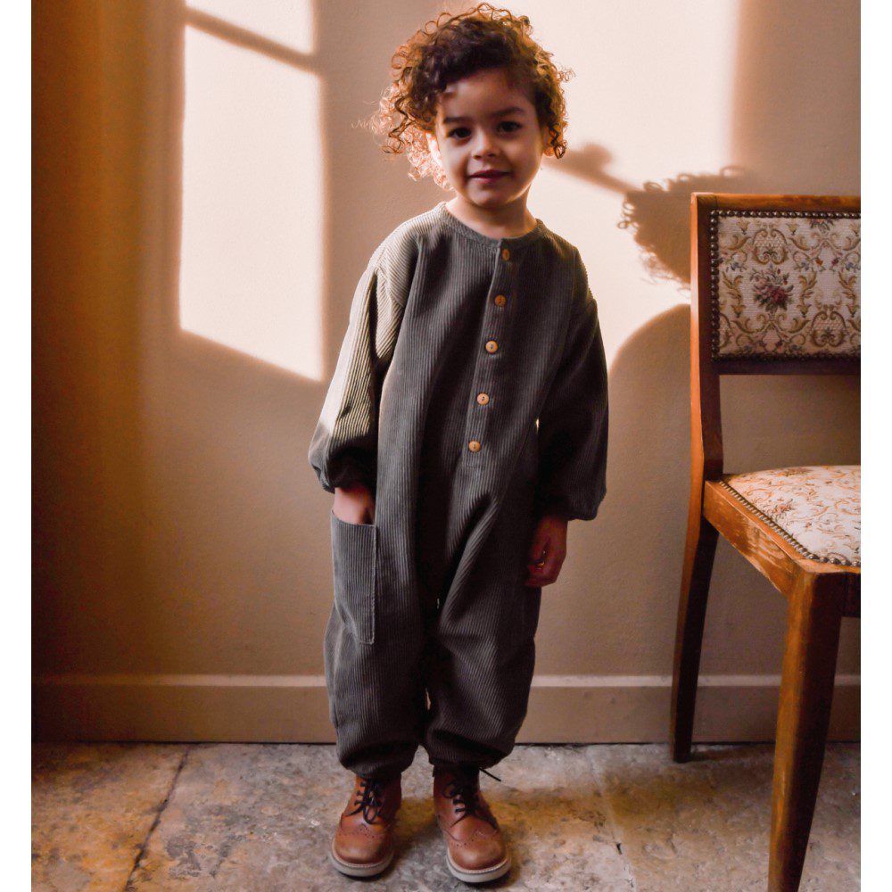 Big Papi Corduroy Jumpsuit | Turtle Green
