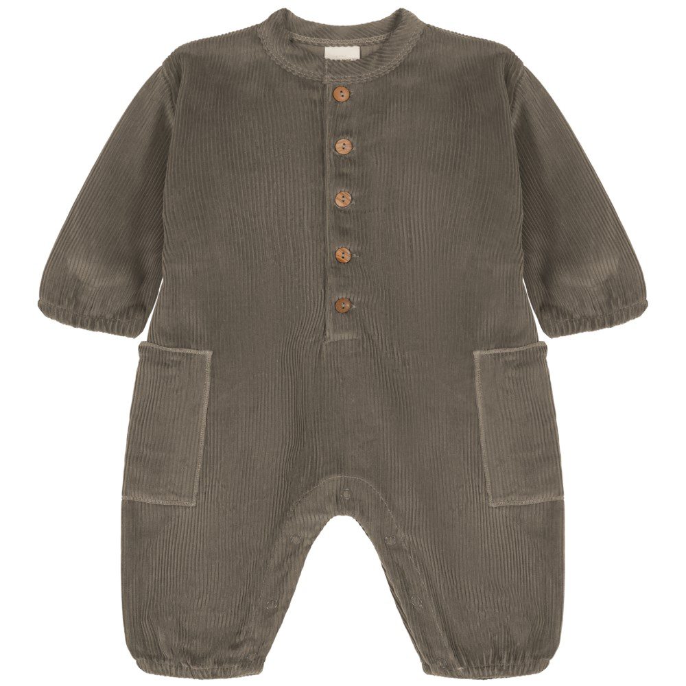 Big Papi Corduroy Jumpsuit | Turtle Green