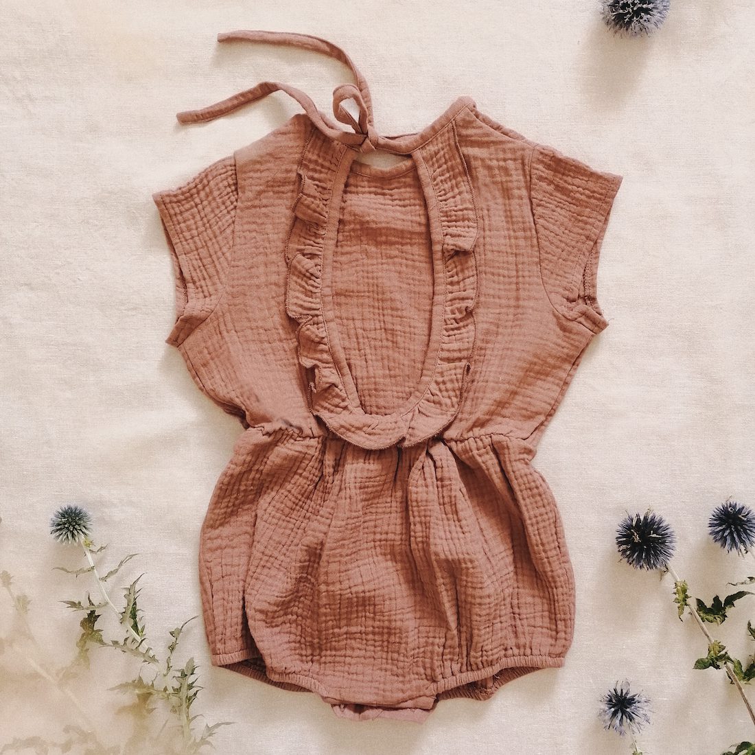 Caramel Coquillage Romper