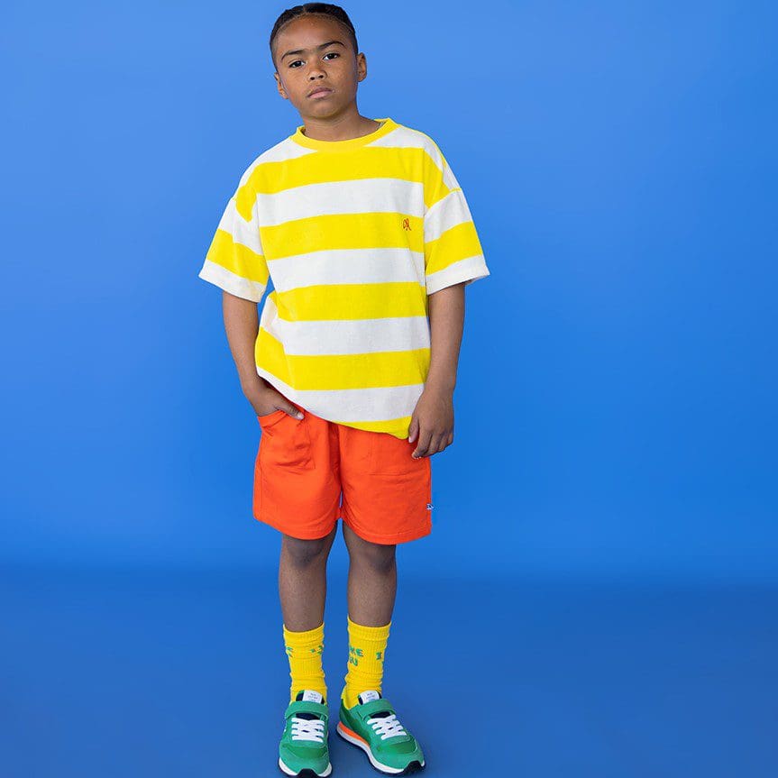 T-shirt Oversized | Stripes Yellow